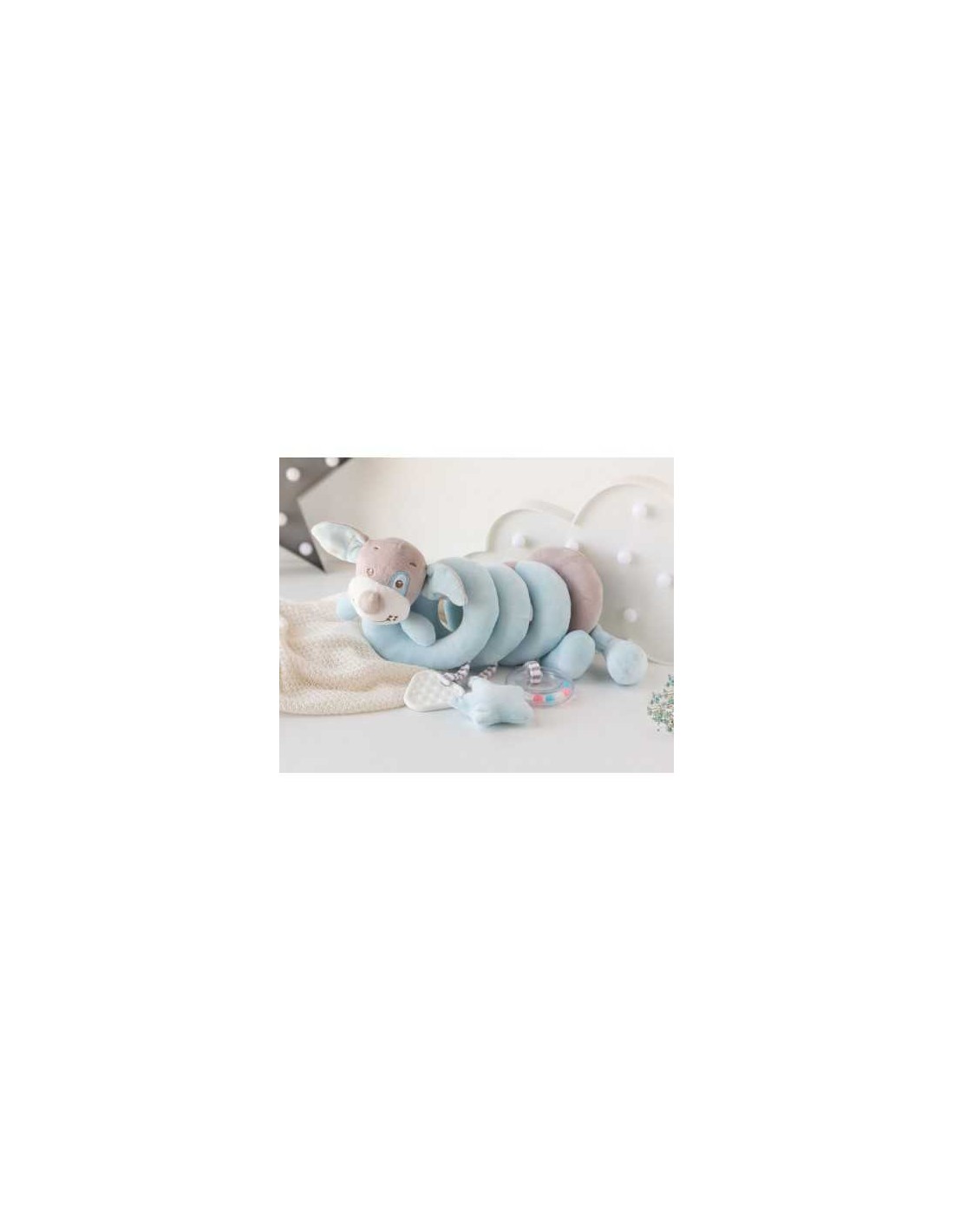 Kiokids Peluche Spirale Cane Blu | Shop in Casa