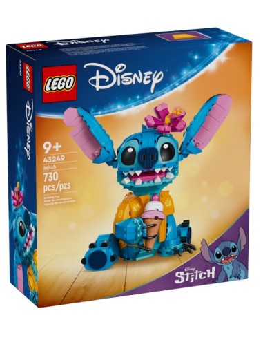 GIOCATTOLO PUBBLICIZZATO: vendita online LEGO Disney Stitch 43249, Personaggio da Costruire, Parti Mobili, Camicia, Cono Gela...