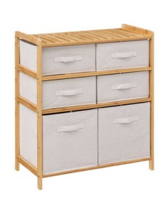 MOBILETTO 174905 BAMBOO 66X33X78CM 6CASSETTI su Shop in Casa