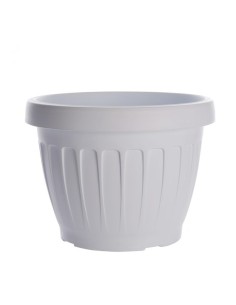 VASI E SOTTO VASI: vendita online VASO TERRA D 25 CM BIANCO in offerta