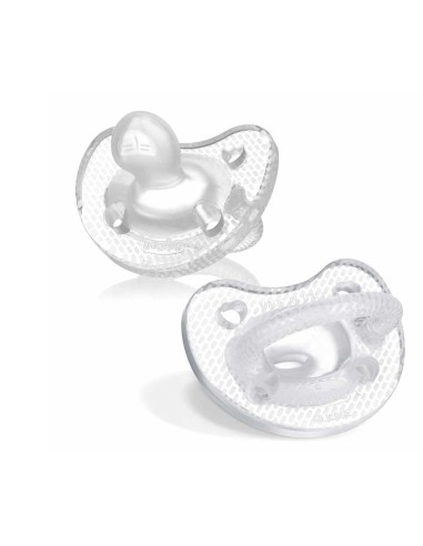 Chicco PhysioForma Gommotto Crystal in Silicone 6-16 Mesi - Set di 2 | Shopincasa.it