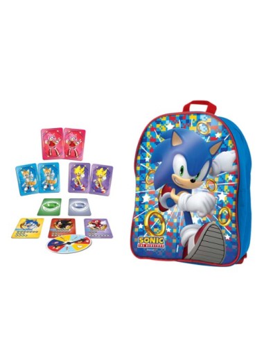 Sonic 2 in 1 Card Games in a Backpack - Giochi di Carte con Zaino Sonic | shop in casa