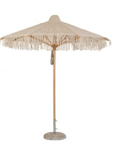 GAZEBO E OMBRELLONI: vendita online OMBRELLONE 0795439 MACRAME 2,5MT H2,5MT NATURALE in offerta