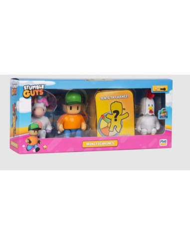 Stumble Guys Mini Action Figure 4 Personaggi | Rocco Giocattoli | shop in casa