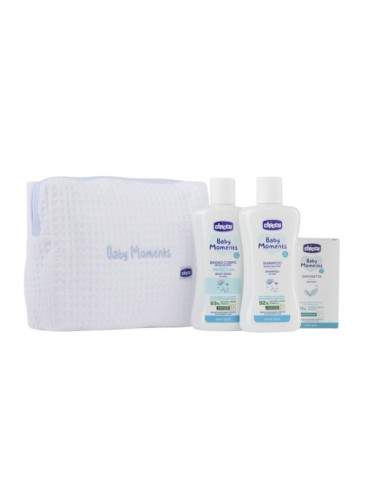 Chicco Baby Moments Set Igiene Neonato - Kit Completo per Pelli Sensibili, Idea Regalo | Shopincasa.it