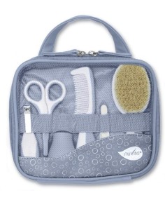 ACCESSORI: vendita online Nuvita 1146 - Set Completo per la Cura del Bambino | Trousse da Bagno in Powder Blue | Ideale per V...