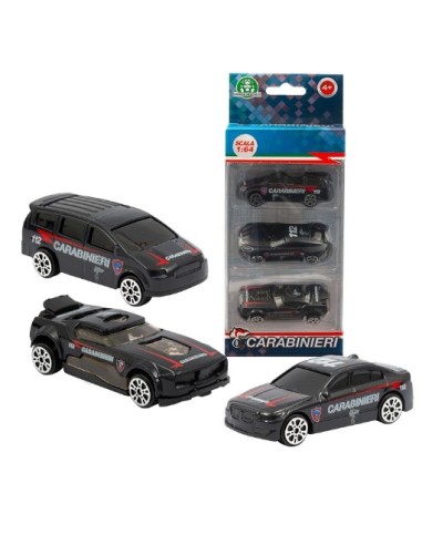 CARABINIERI CBN08 SET 3 AUTO 1:64 ASSORTITO su Shop in Casa