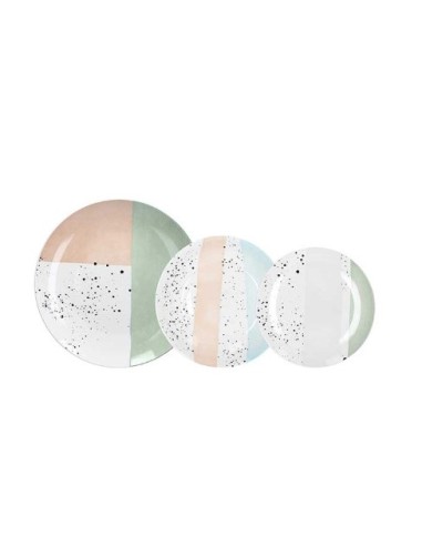 MOON PASTEL SERV.TAVOLA 18PZ su Shop in Casa