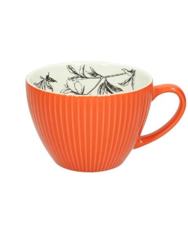 NEW MILK C BREAKFAST TIME TAZZA JUMBO 490CC ARANCIO su Shop in Casa