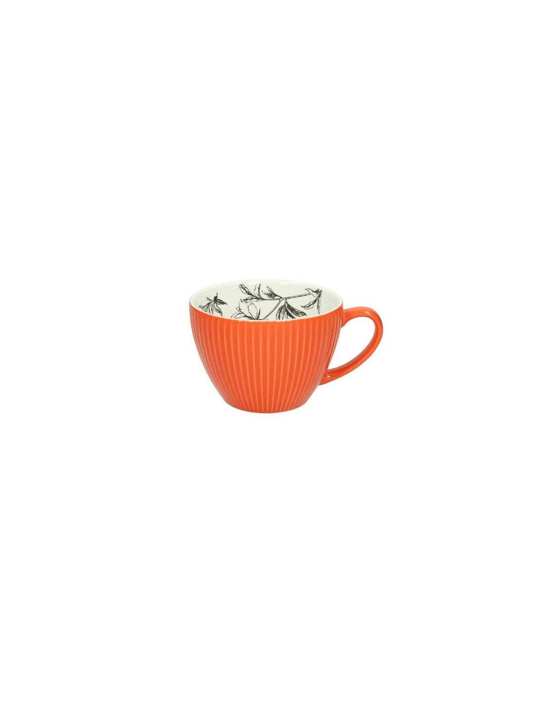 NEW MILK C BREAKFAST TIME TAZZA JUMBO 490CC ARANCIO su Shop in Casa