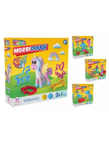 MORBIDOUGH 40717 CONF 3 TUBETTI CON FORME DINOSAURI su Shop in Casa