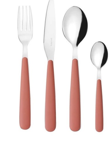 TAVOLA E CUCINA: vendita online SET 24 POSATE TERRACOTTA POP in offerta