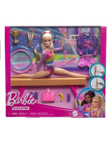 BARBIE HRG52 BAMBOLA GINNASTA CON ACCESSORI su Shop in Casa