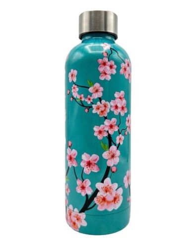 THERMOS E PORTAVIVANDE: vendita online BOTTIGLIA TERMICA INOX 500CC TURCHESE JAPAN COLLECTION in offerta