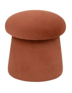 POUF 202219B NOA VELLUTO TERRACOTTA 37X40CM su Shop in Casa