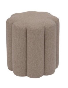 POUF 202223A FLORAL TESSUTO BEIGE 38X40CM su Shop in Casa