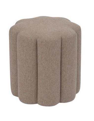 POUF 202223A FLORAL TESSUTO BEIGE 38X40CM su Shop in Casa