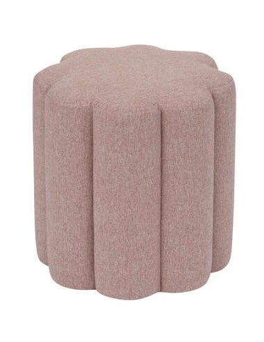 POUF 202223B FLORAL TESSUTO ROSA 38X40CM su Shop in Casa