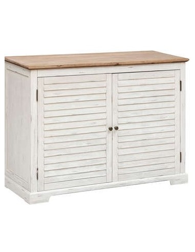 CREDENZA 197720 OLBIA 110X45X81CM ACACIA/MDF su Shop in Casa