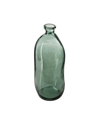 VASO 155687F VETRO RICICLATO VERDE KAKI 22X51CM su Shop in Casa