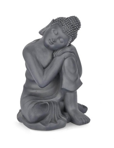 FIGURA BUDDHA 0790713 PATTAYA 27X24X35CM VETRO/ARGILLA su Shop in Casa