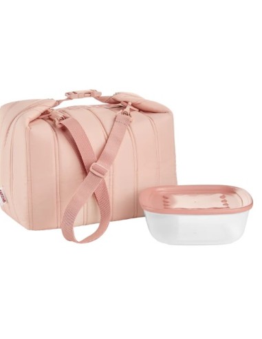 SET BORSA TERMICA GR.BLOSSOM PINK C/CONT.SALVAFRESCH.HANDY BIO su S...