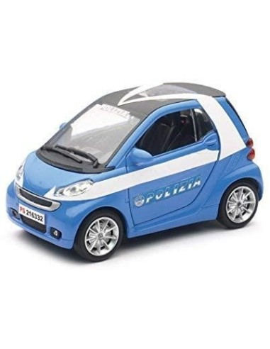 AUTOMOD 71413 SMART FORTWO POLIZIA 1:24