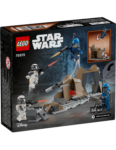 STAR WARS 75373 BATTLE PACK AGGUATO SU MANDALORE su Shop in Casa