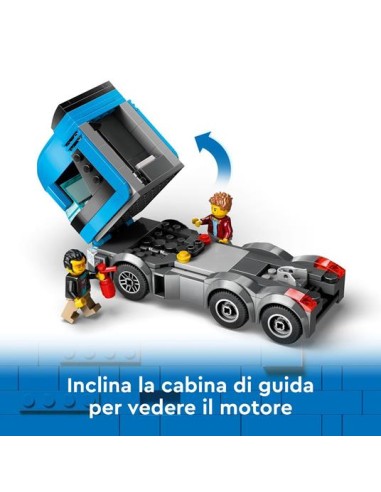 GIOCATTOLI: vendita online CITY 60408 CAMION TRASPORTATORE CON AUTO SPORTIVE in offerta