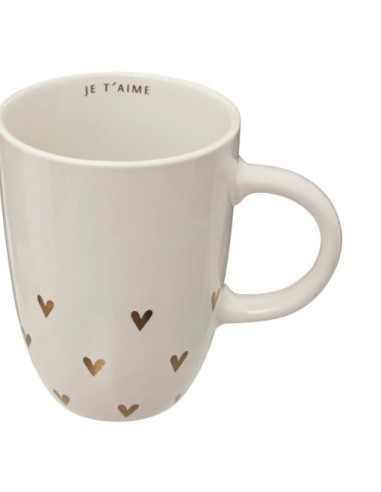 TAZZA MUG 196338 FLORAL 44CL BIANCO su Shop in Casa