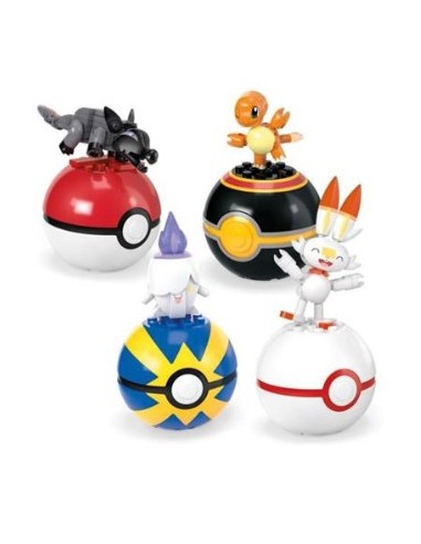 MEGA HTJ06 SET 4 POKEMON CON SFERA su Shop in Casa