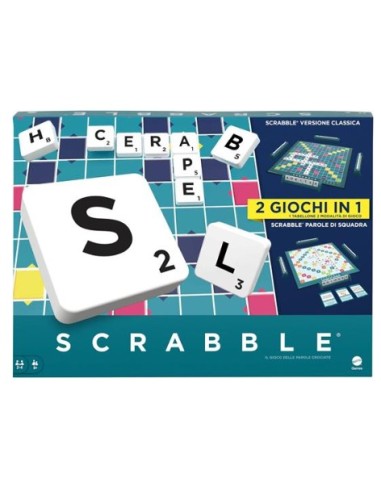 GIOCO HXW03 SCRABBLE 2IN1 su Shop in Casa