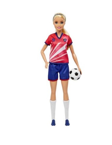 BARBIE HCN17 BAMBOLA CALCIATRICE su Shop in Casa