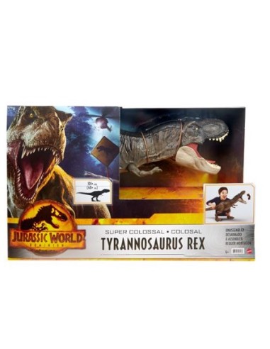 JURASSIC WORLD HBK73 T-REX SUPERCOLOSSALE su Shop in Casa