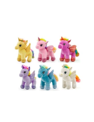 PELUCHE 25546 UNICORNO RAINBOW 25CM ASSORTITO su Shop in Casa