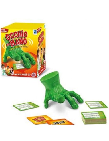 Occhio Alla Mano MB678576 - Gioco con Mano Elettronica e 72 Carte