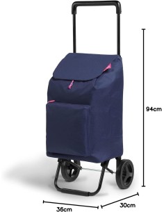 CARRELLO SPESA ARGO BLU 42LT su Shop in Casa