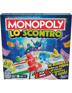 GIOCHI DI SOCIETA'E PUZZLE: vendita online GIOCO F8995 MONOPOLY LO SCONTRO in offerta