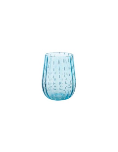 GOCCE BICCHIERE ACQUA AZZURRO 40 CL 129483 MORINI