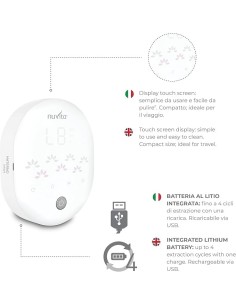 ACCESSORI: vendita online Nuvita 1287M Materno Smart - Tiralatte Elettrico 3 in 1 | Trasformabile in Doppio | 9 Livelli di In...