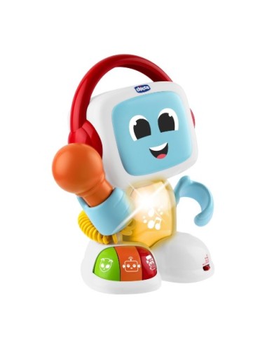 Robit Canta con Me Chicco - Gioco Musicale con Microfono Reale e Effetti Vocali per Bambini 3-6 Anni