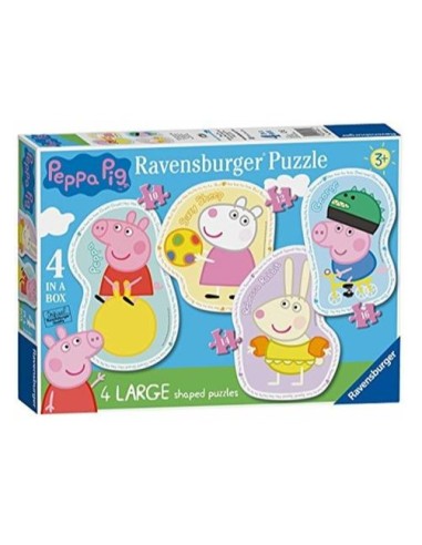 PEPPA PIG 06956 SET 4 PUZZLE 10/12/14/16PZ su Shop in Casa