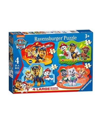 PAW PATROL 03028 SET 4 PUZZLE 10/12/14/16PZ su Shop in Casa