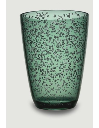 TUMBLER 80104 BUBBLES VERDE 8X11,5CM su Shop in Casa