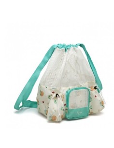 Borsa da Spiaggia Lumache Beige Kiokids - Pratica e Colorata | shopincasa.it