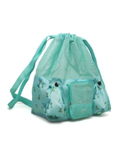 Borsa da Spiaggia Coccodrilli Sage Kiokids - Spaziosa e Colorata | shopincasa.it