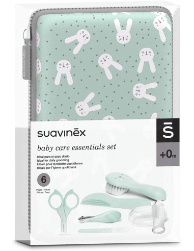 Suavinex Set Manicure per Bambini 0M - Beauty Case Verde - shopincasa.it