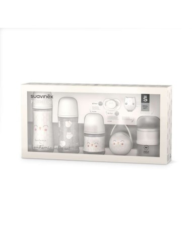 BIBERON - CIUCCETTI - TETTARELLE: vendita online Suavinex Set Premium - Biberon 150 , 270 e 360 ml + Ciuccio 0-6 Mesi + Dosat...