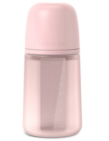 BIBERON - CIUCCETTI - TETTARELLE: vendita online SUAVINEX ITALIA SRL - Biberon in Silicone 240ml Acqua di Rose in offerta