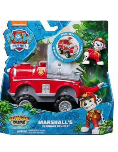 PAW Patrol Jungle Pups, veicolo elefante di Marshall, personaggio M...